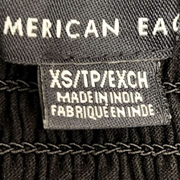 ⭐️ HOST PICK ⭐️ American Eagle Off The Shoulder Black Peplum Shirt - Picture 3 of 3